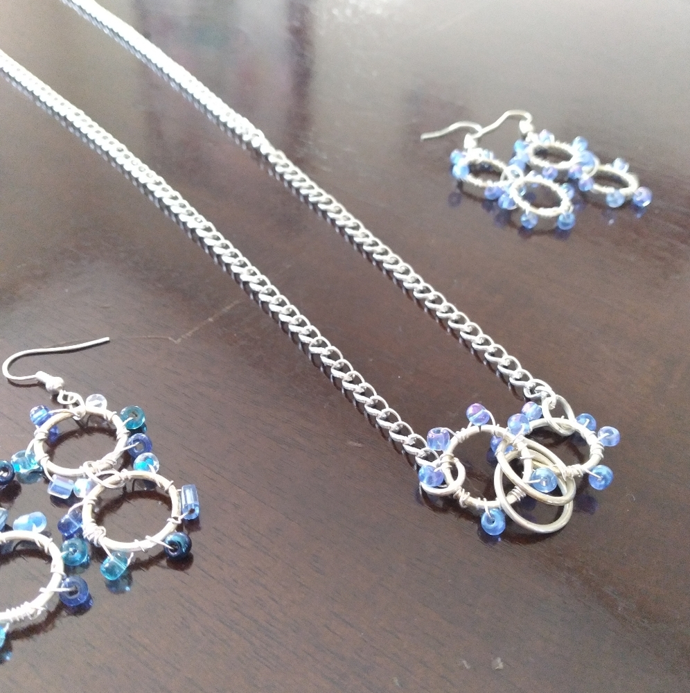 Chain and earrings